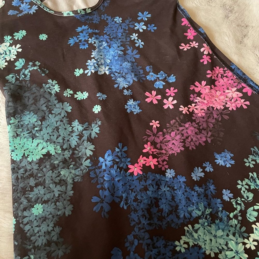 Lululemon Racerback Workout Tank Top Floral Shirt Flowers Cool small s - Picture 5 of 5